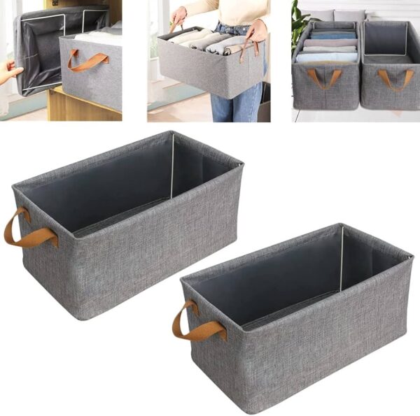 Foldable clothes storage bag / laundry bin