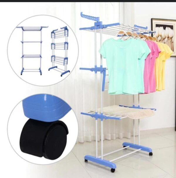 DETACHABLE 50kg 3 layer cloth hanger rack STAND
